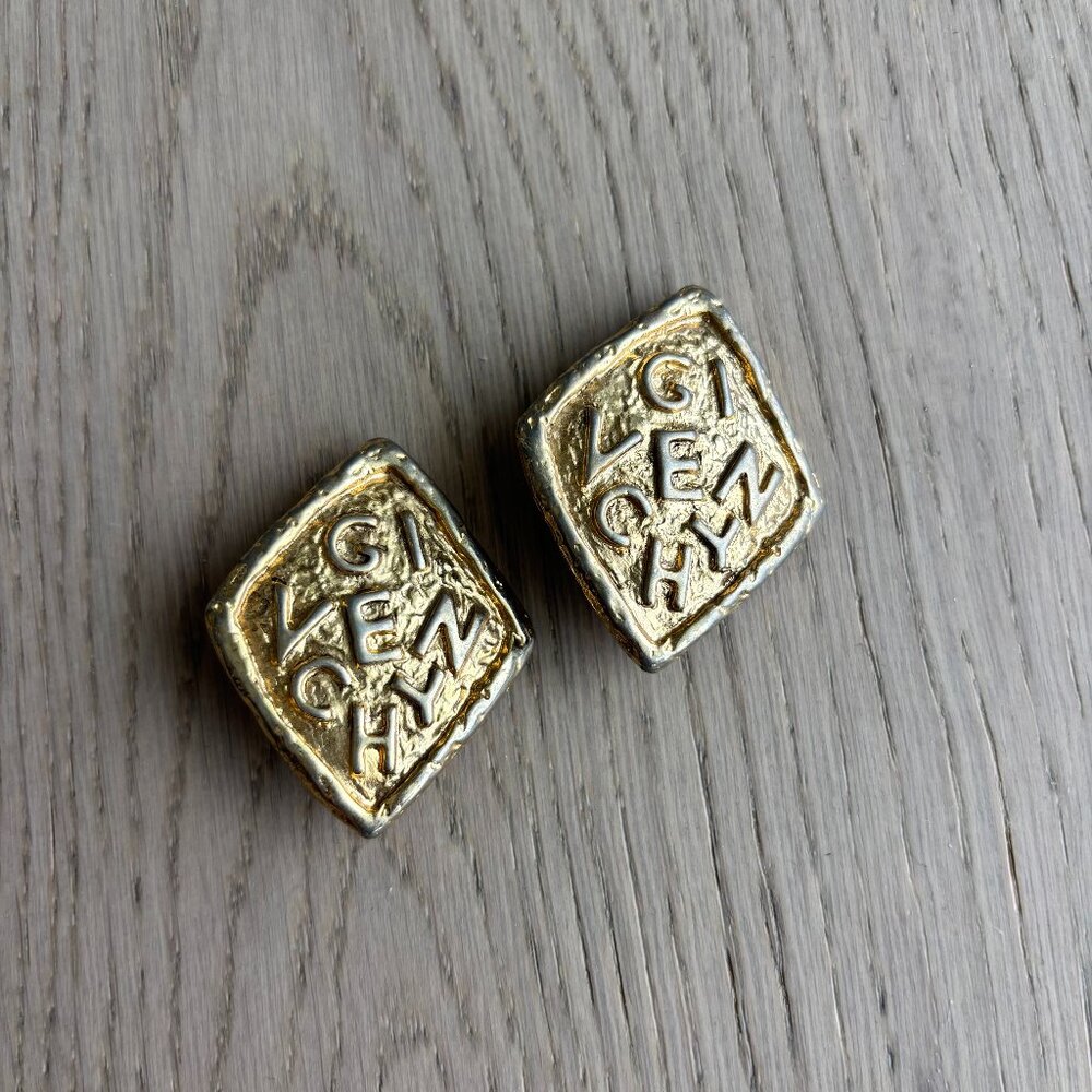 Vintage Givenchy clip on earrings